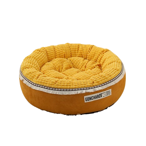 Cozy Round Winter Pet Bed