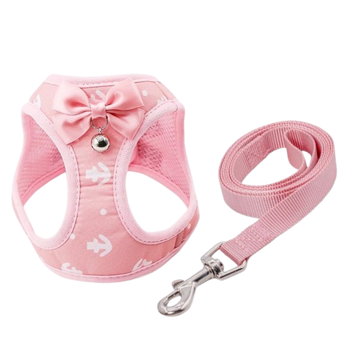 Adjustable Pet Harness With Bell