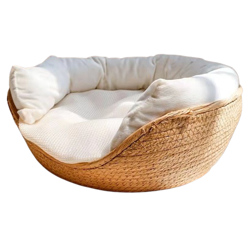 Four Season Bamboo Weaving Pet Bed