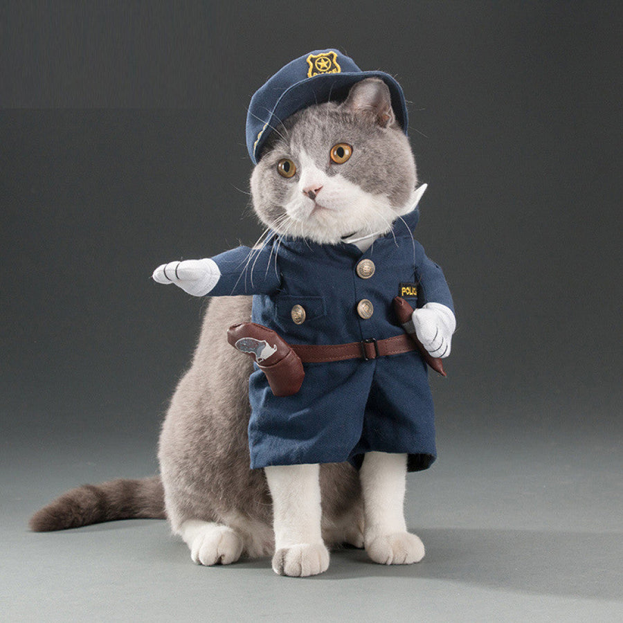 Funny Policeman Pets Costume