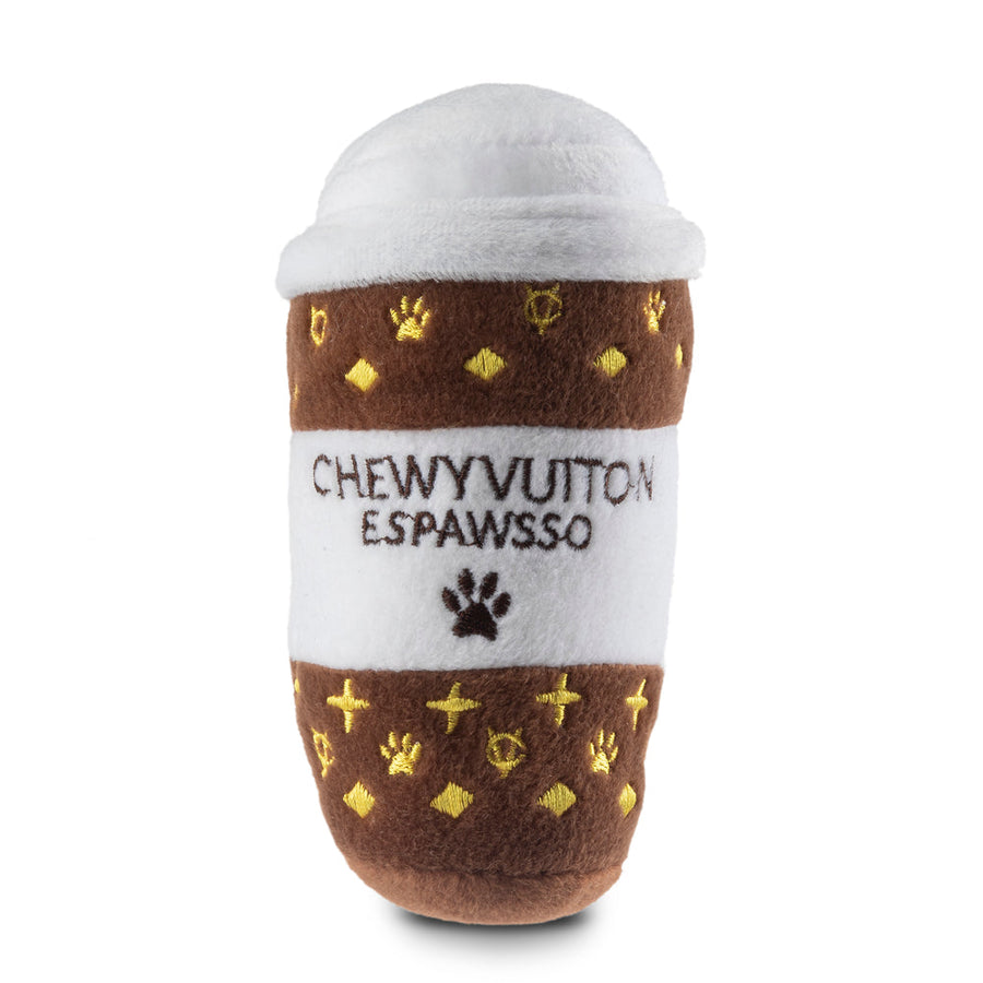 Luxury Chewy Vuiton Squeaky Dog Toy