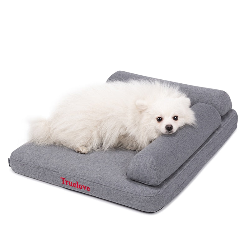 Cozy L Shaped Dog Sofa Bed