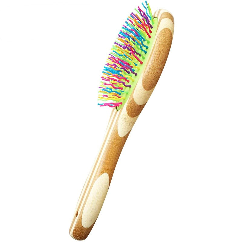 Effective Bamboo Bristle Dog Brush