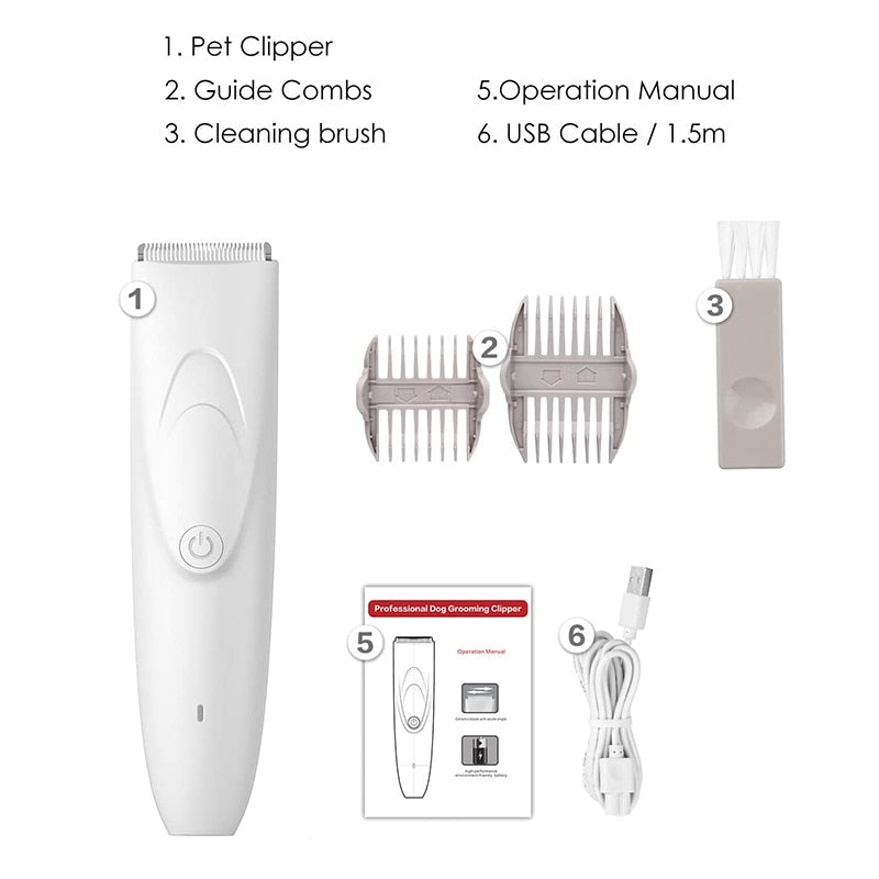 Electric Lightweight Cordless Dog Clipper