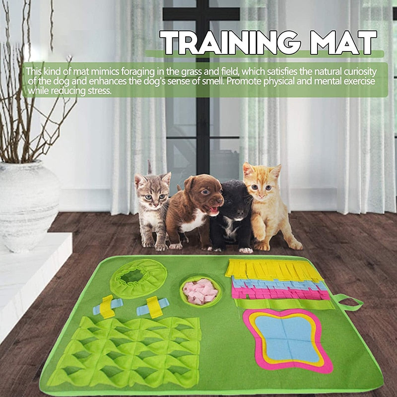 Super Soft Polar Fleece Dog Puzzle Mat