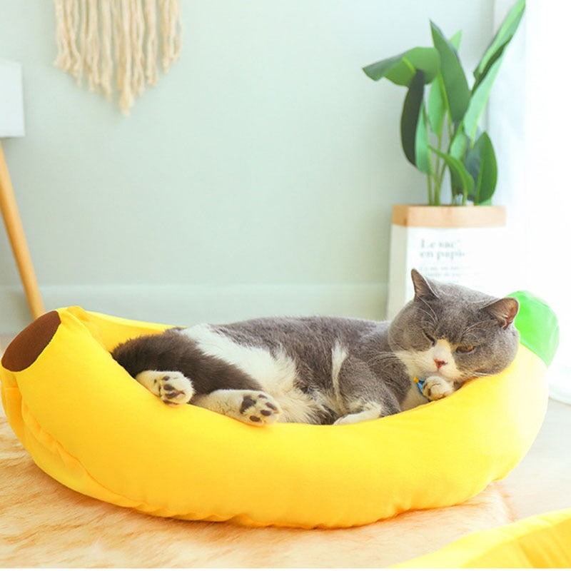 Deep Sleep Banana Pet Bed