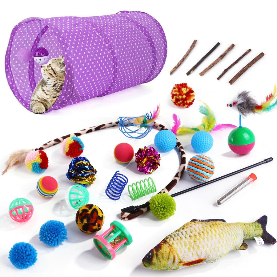 30 Pack Fun Cat Toys