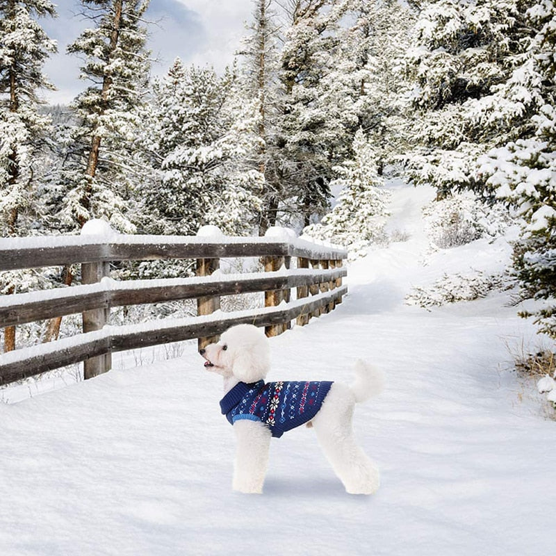 Classic Snowflake Dog Sweater