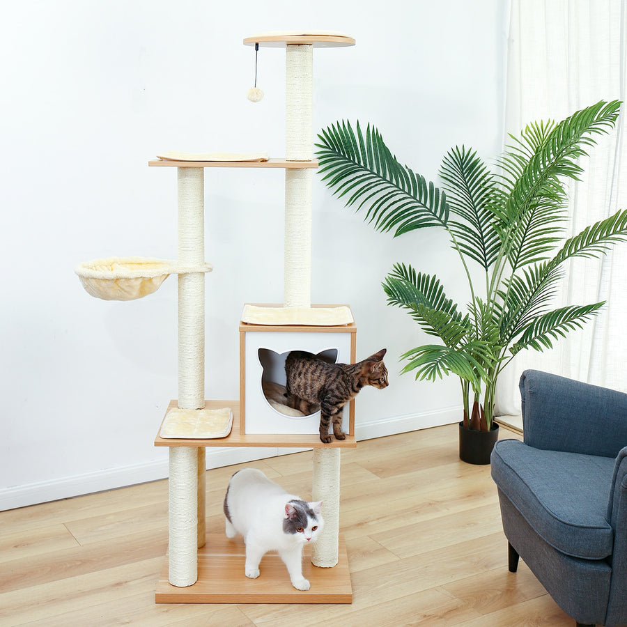 Premium Plush Cat Tree Tower