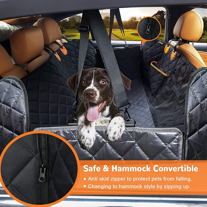 Mesh Visual Window Dog Seat Cover