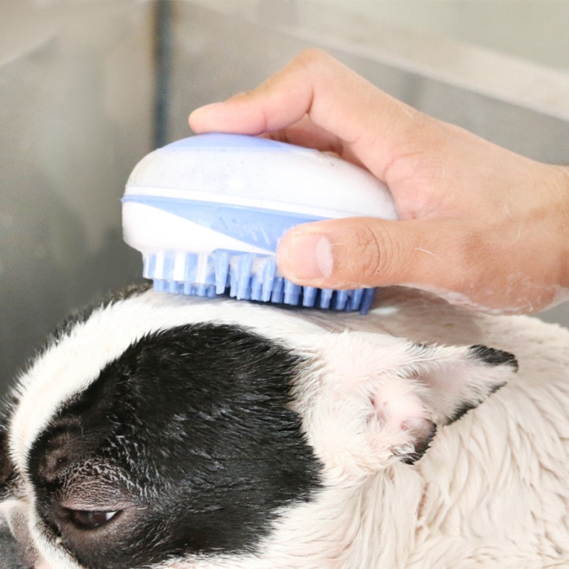 Effective Pet Grooming Bath Brush