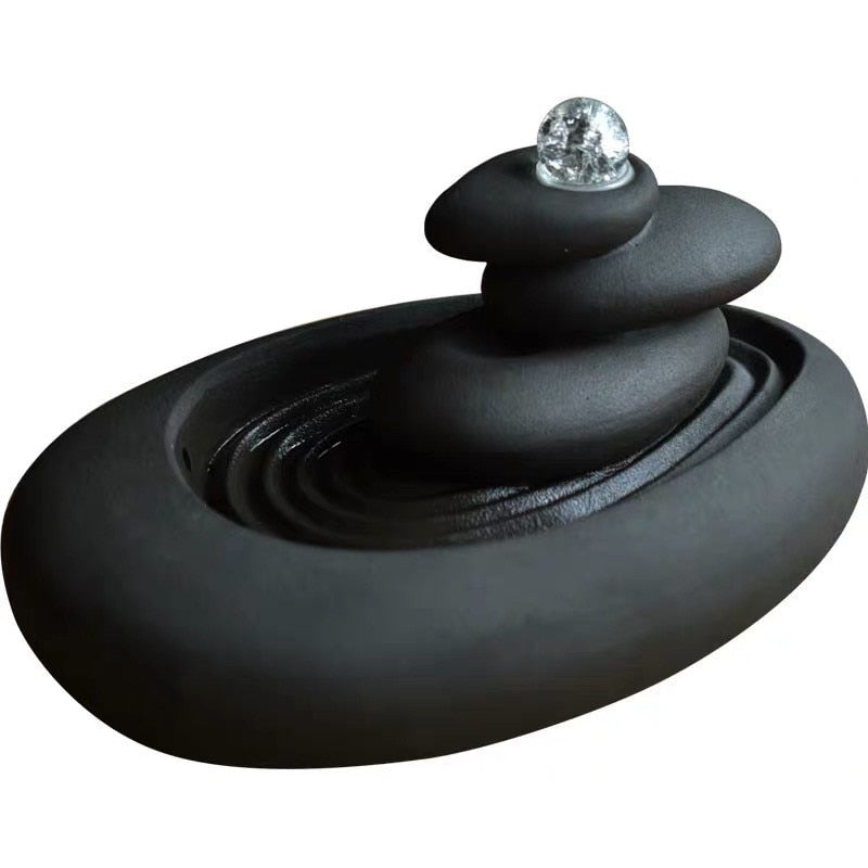 Ceramic Waterfall Pet Water Fountain