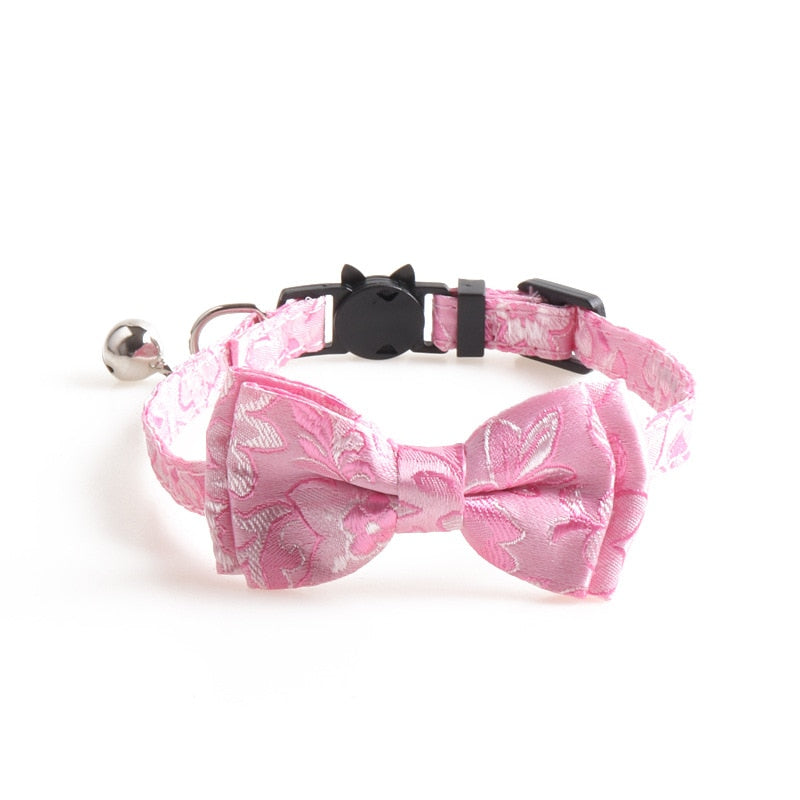 Retro Cute Bowknot Dog Collars