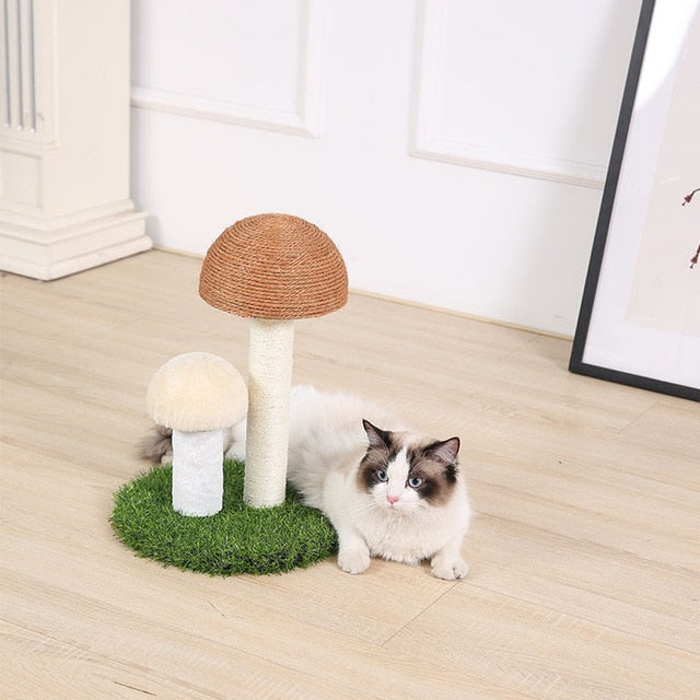 Sisal Mat Mushroom Cat Scratcher