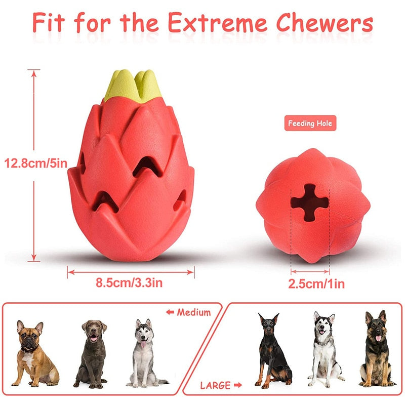 Near Indestructible Pitaya Dog Chew Toys