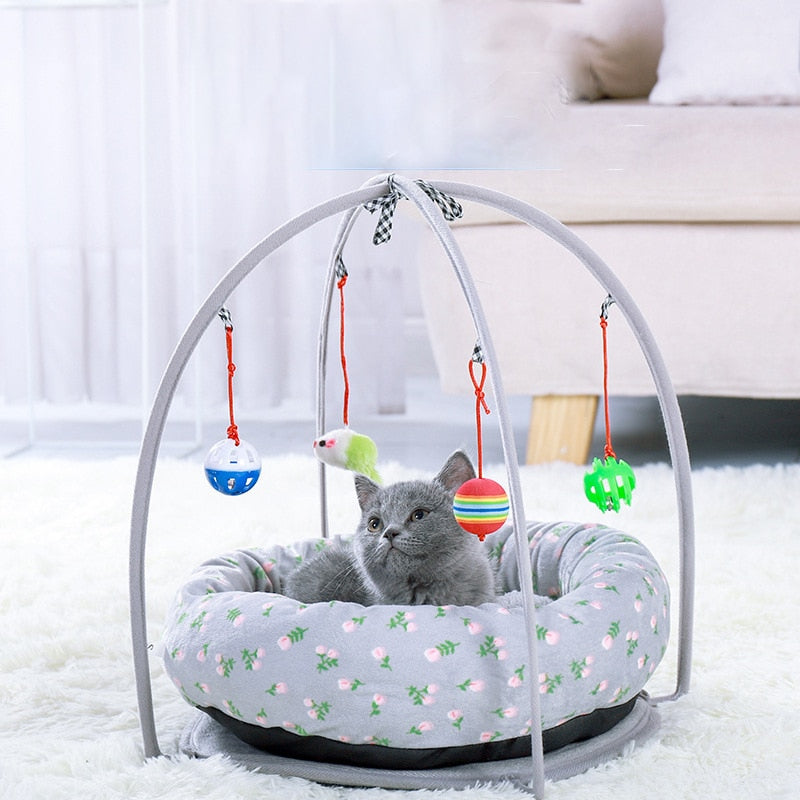 Comfortable Cat Bed Play Basket