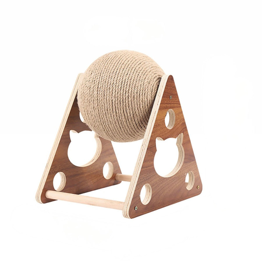 Solid Wood Fun Cat Scratcher