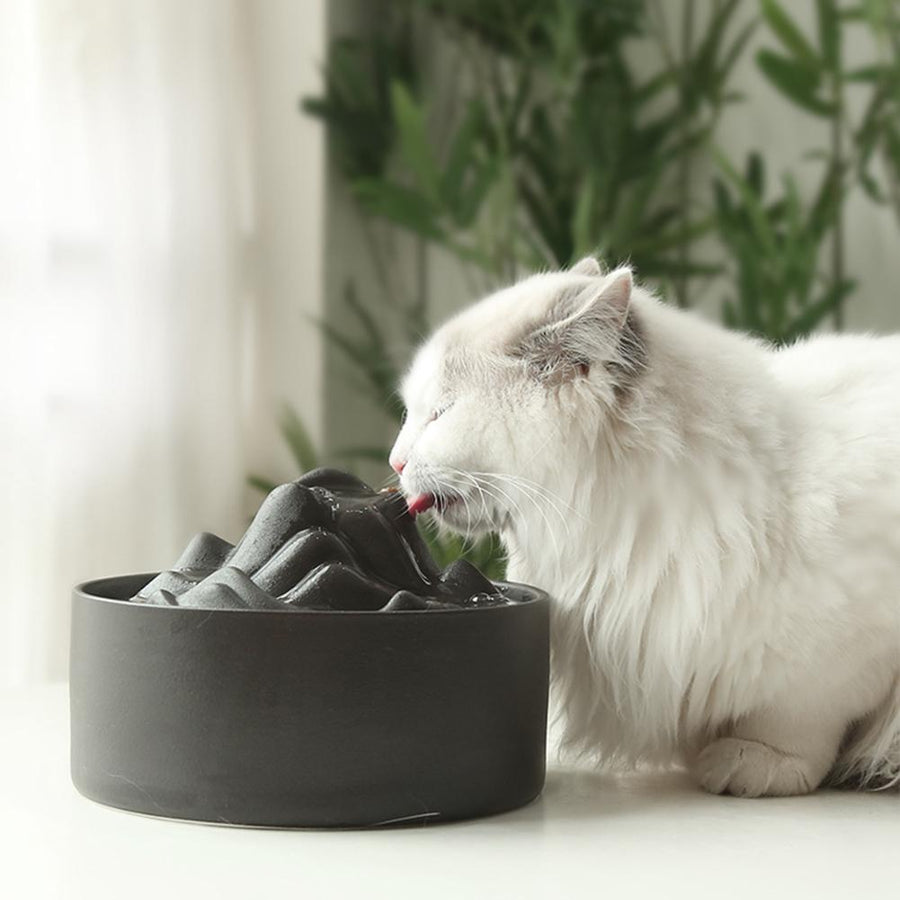 1.5L Ceramic Volcano Pet Fountain