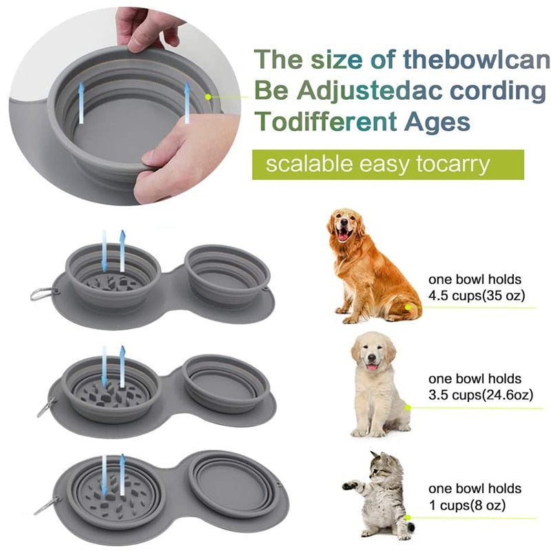 Quality Silicone Collapsible Dog Bowl