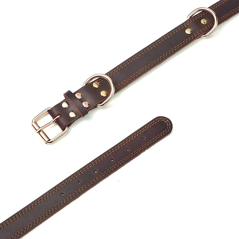 Quality Genuine Leather Dog Collar