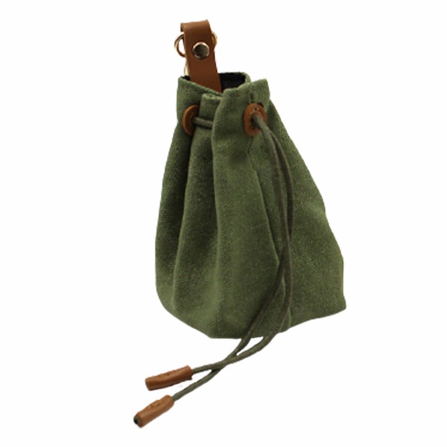 Green Pouch Dog Treat Bag