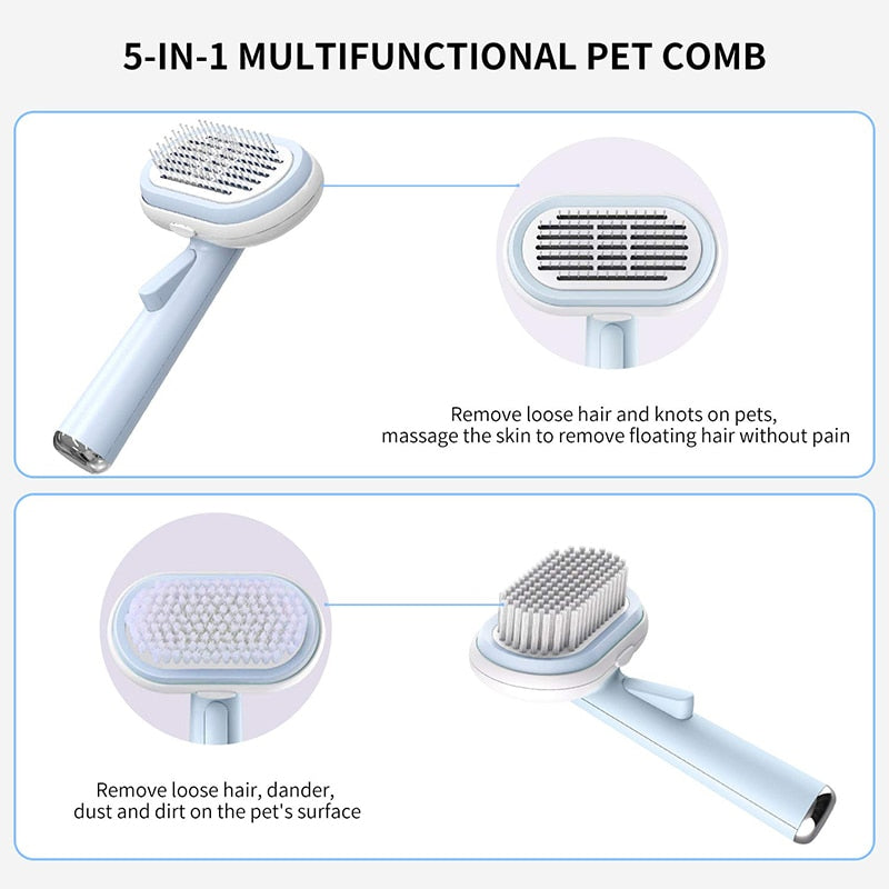 5 In 1 Safe Dog Brush