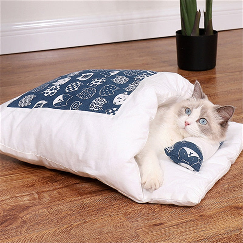 Cozy Japanese Cat Bed