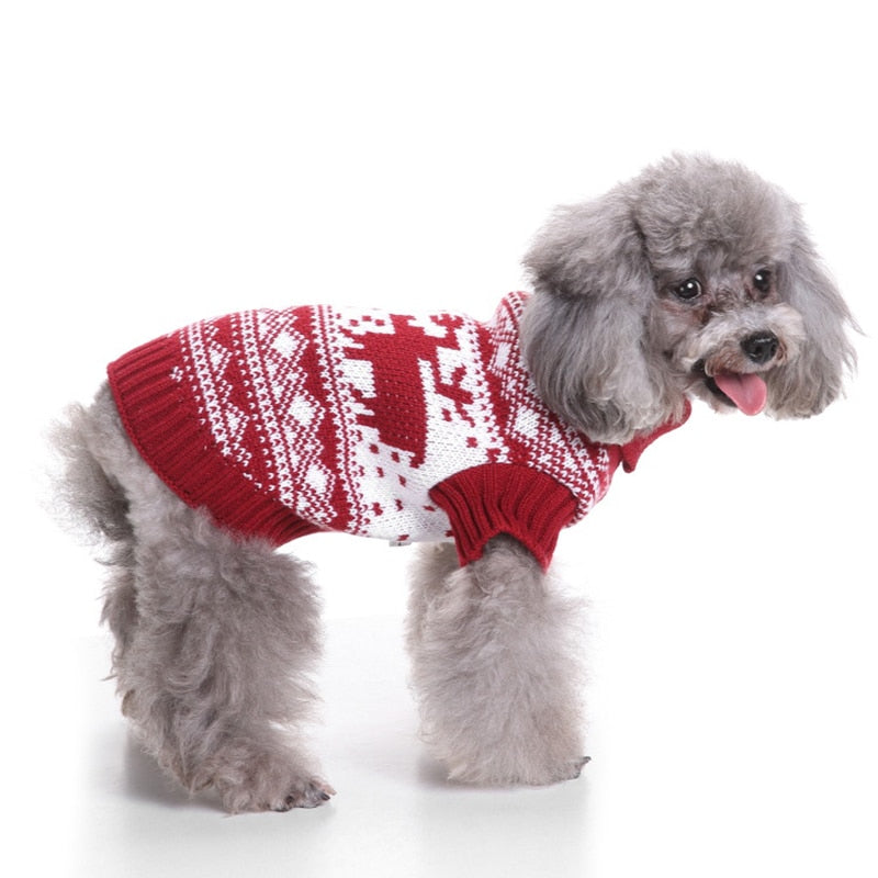 Cozy Knitted Warm Dog Christmas Sweater