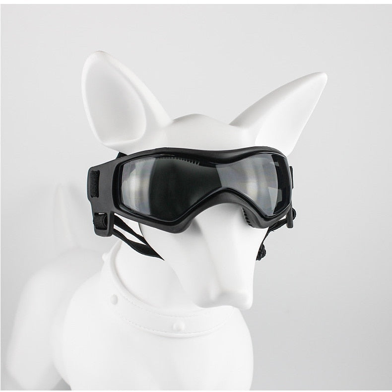 Anti UV Dog Black Goggles