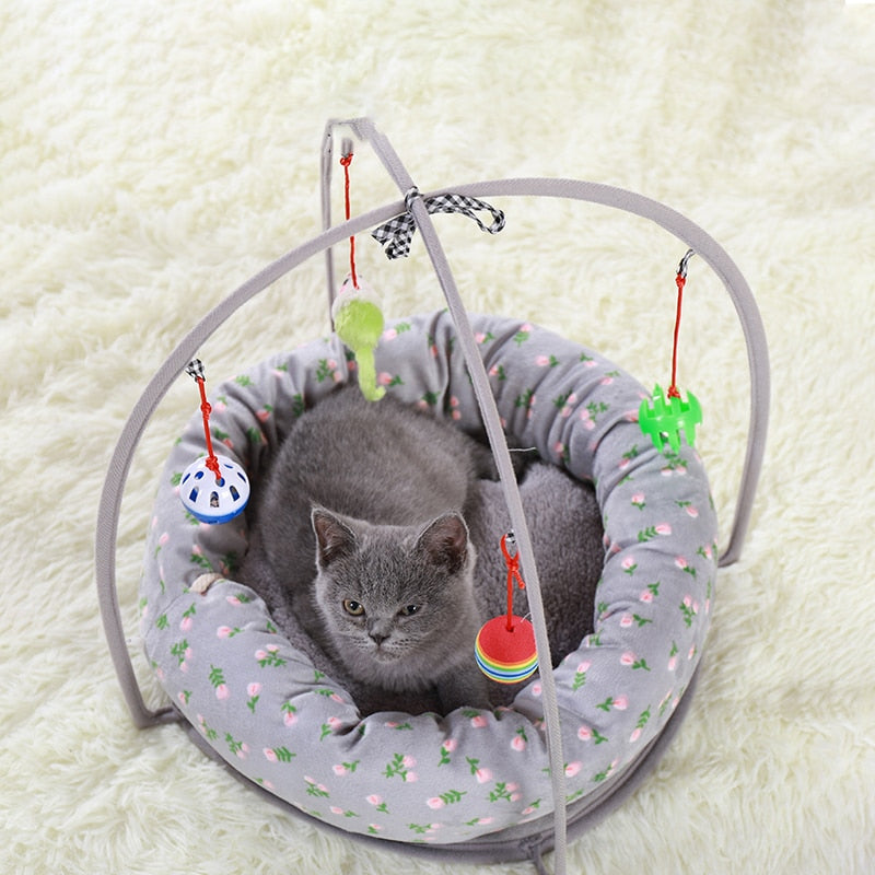 Comfortable Cat Bed Play Basket