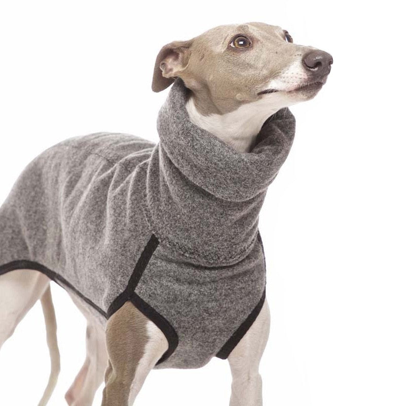 High Neck Warm Fleece Dog Coat