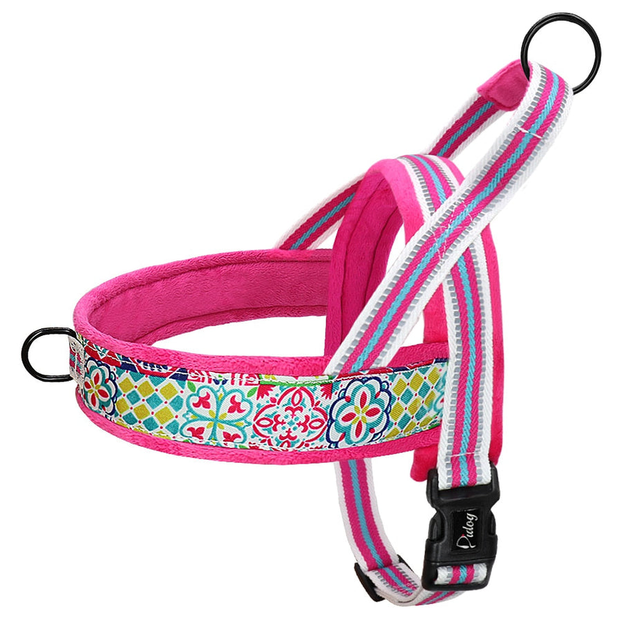 Reflective Dog Harnesses With Handle