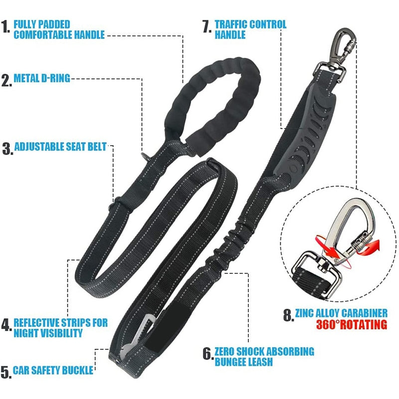 4 In 1 Multifunction Heavy Duty Dog Leash