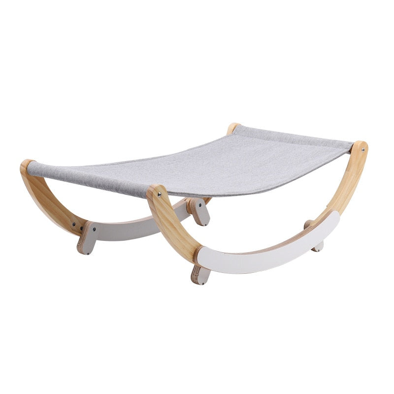 Wood Hammock Pet Cat Lounger