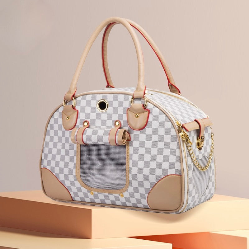 Luxury Premium Leather Pet Handbag