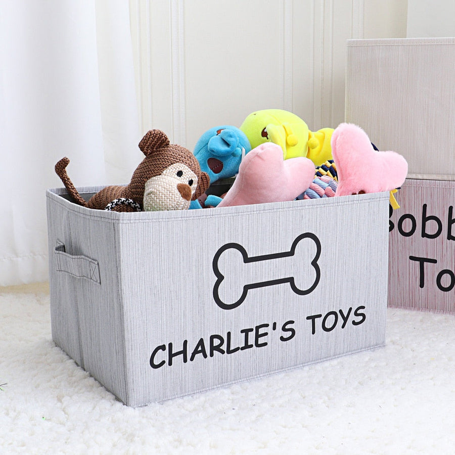 Foldable Dog Toys Storage Bins