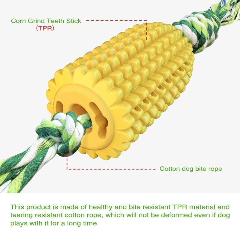 Corn Design Durable Dog Chew Toy