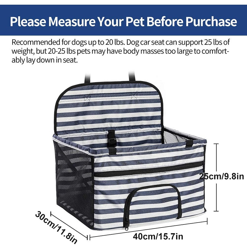 Fashion Dog Booster Car Seat Carrier