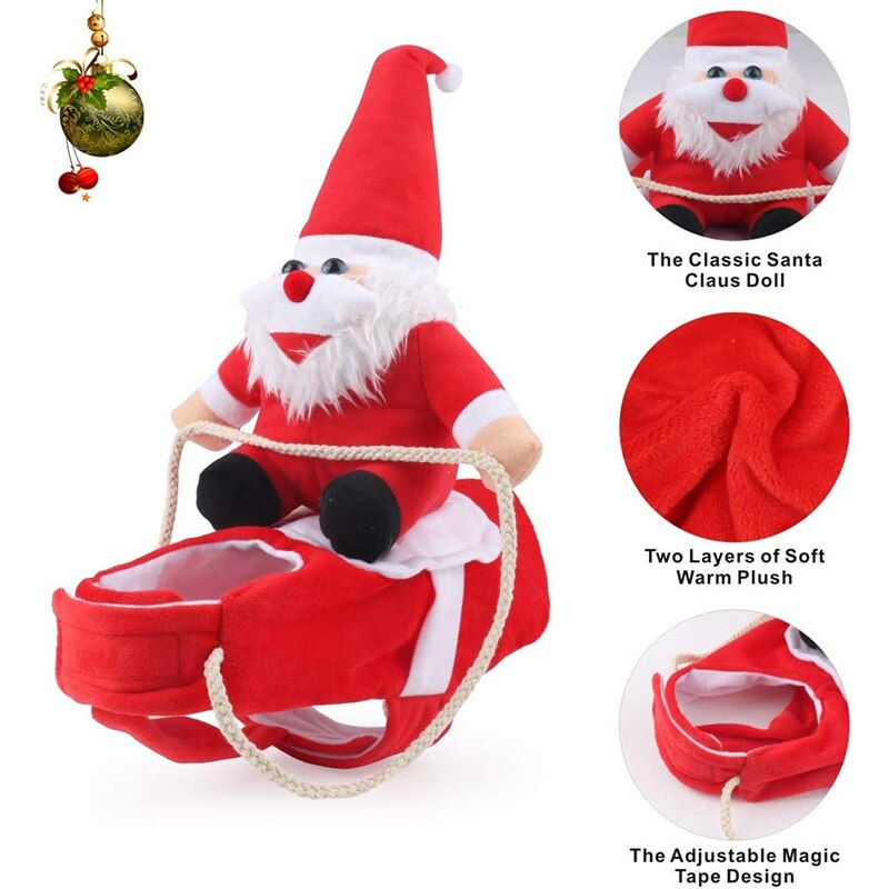 Santa Claus Riding Dog Costume