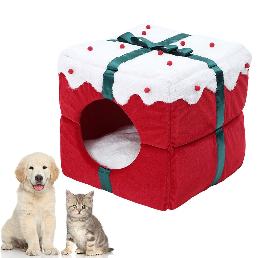 Christmas Box Pet House