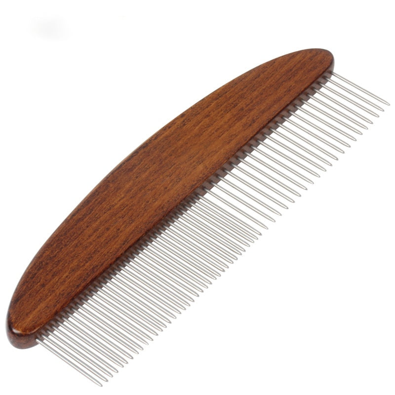 Professional Solid Wood Dog Combs