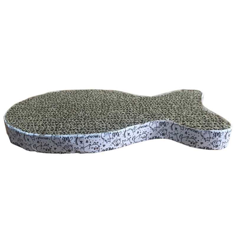 Fish Shaped Cat Scratcher Board