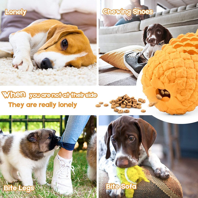 Durable Pineapple Shaped Dog Toy