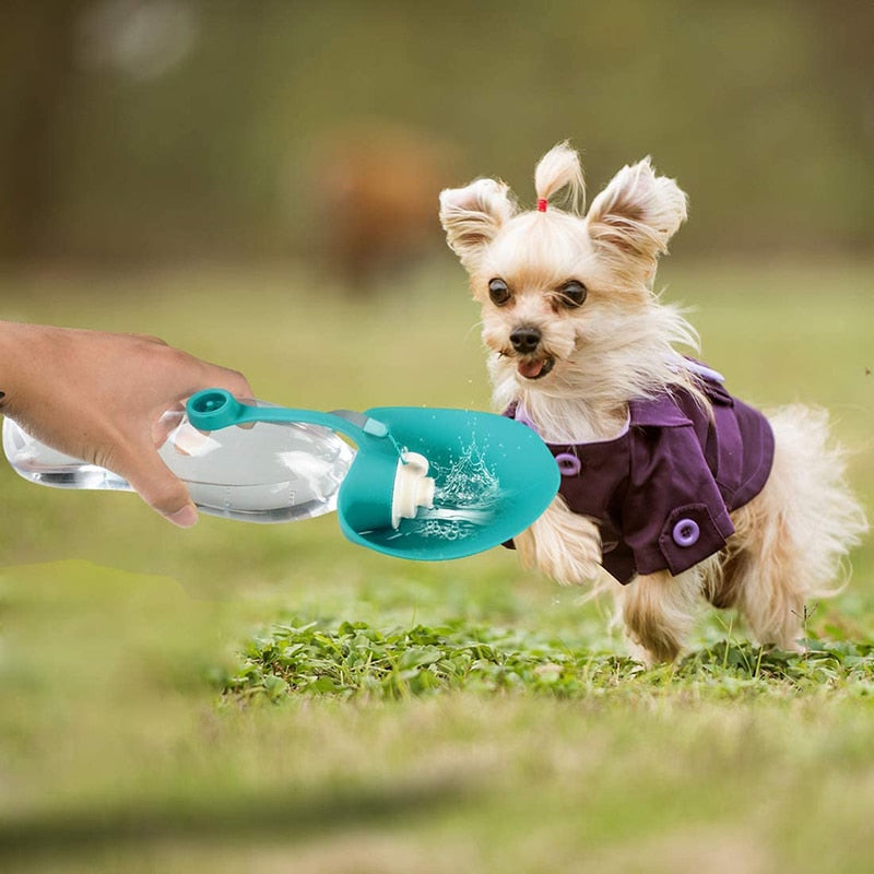 Portable 580ml Dog Water Bottle