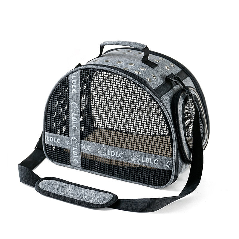 Ventilated Mesh Shoulder Strap Cat Carrier