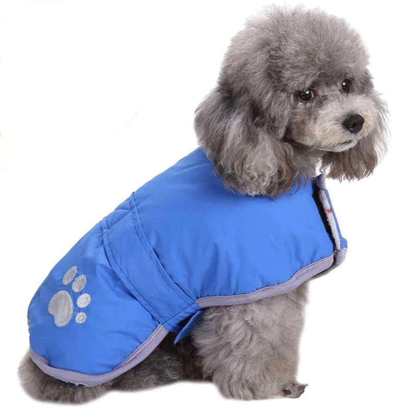 Reversible Fleece Winter Dog Clothes