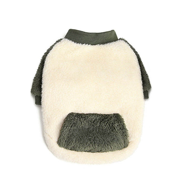 Fleece Pocket Design Dog Coat