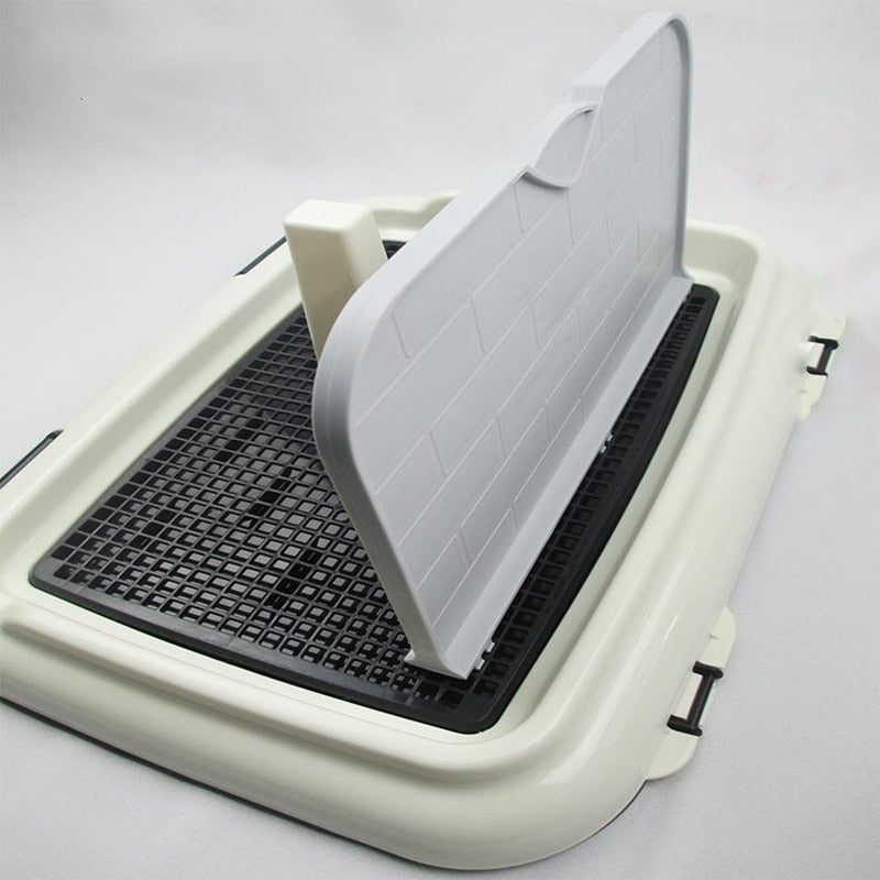 Double Layer Dog Grid Toilet Tray