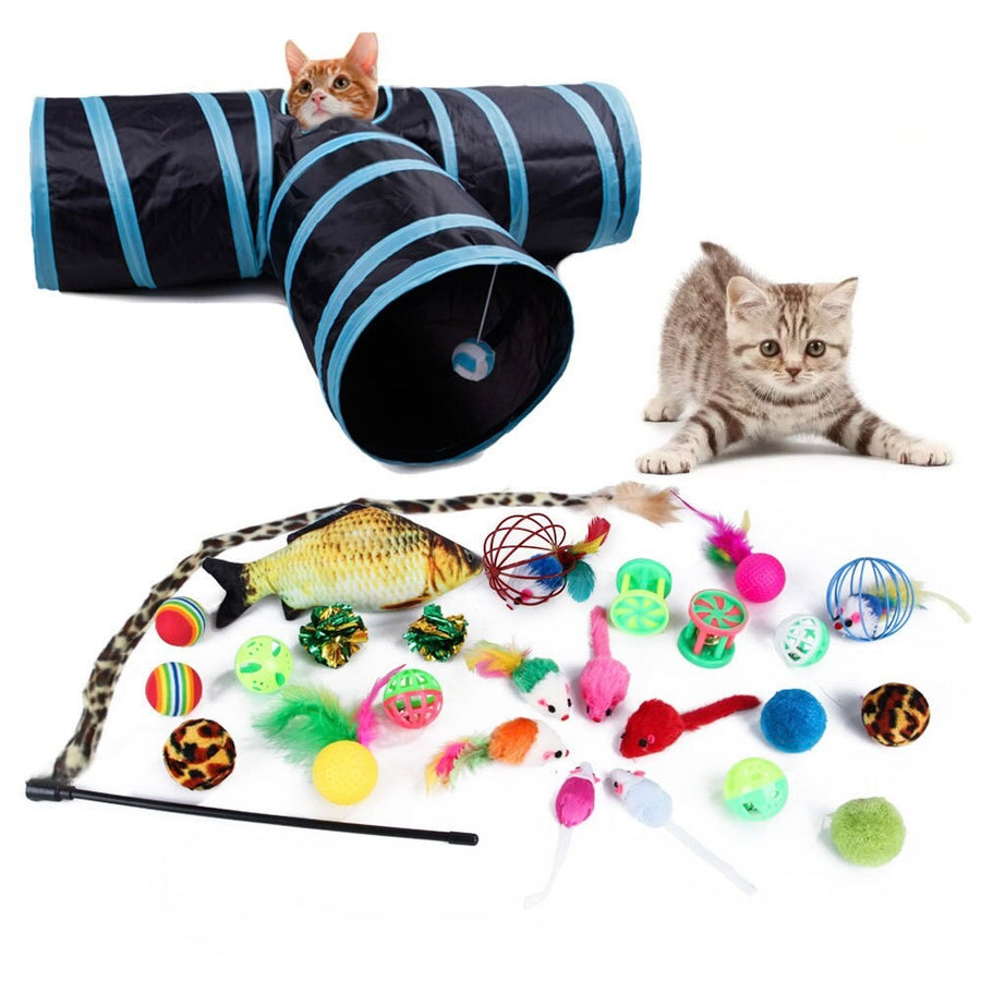 27 Pack Fun Cat Toys