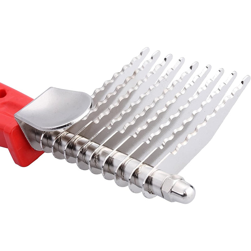 Stainless Steel Dog Rake Comb